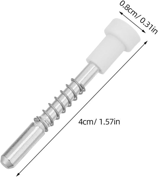 Ciieeo 20 Pièces Loquet à Ressort Métallique Installation Facile Fixation En Plastique Et Métal Pour Moustiquaire De Fenêtre Pour Décoration Intérieure Et Rénovation