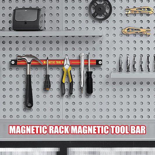 Porte-outils Magnétique - Barre Magnétique Pour Outils - Support Mural Magnétique De Grande Capacité - Barre D'outils En Métal Pour Atelier, Maison, Organisateur D'outils Peu Encombrant