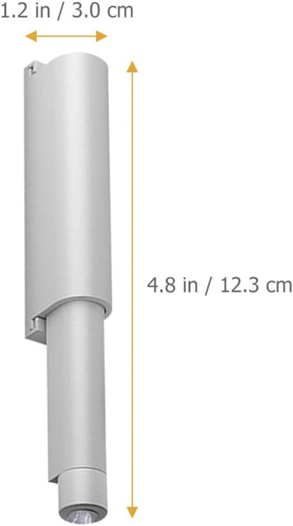  Healvian Loquets Magnétiques Et Protection Les Chocs En Abs Pour Armoires 3 Pcs Amortisseur à Ouverture Par Poussée, Installation Simple De 2,5 Mètres Pour Portes De Placard