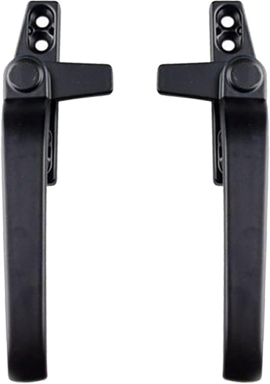  Window Handle, Replacement Aluminum Alloy Window Casement Handle, Right/Left Window Handle, Window Lock Handle, Window Hardware Kit