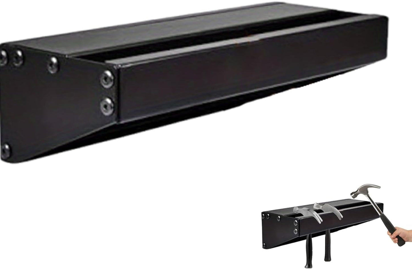  Generisch Support Mural Pour Outils De Garage | Support Pour Outils De Jardin En Acier, Support Robuste Pour Pinces, Clés, Maison, Atelier, Chantier, Abri De Jardin