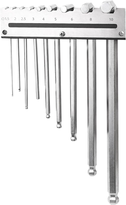  Organiseur De Clés Hexagonales – Étagère Murale – Peut Contenir 9 Outils – Support De Clé Hexagonale En L, Pour Bureau, Construction, Mécanicien, électricien, Plomberie