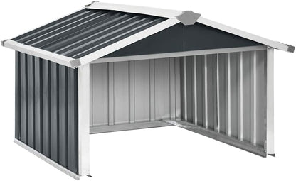  Abri Tondeuse Robot De Jardin 92x97x63 Cm En Acier Galvanisé Vert, Garage Pour Station De Charge Robot Tondeuse Extérieur, Robuste Et Stable Pour Votre