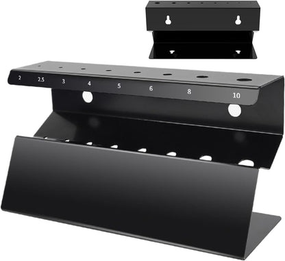  Organistes De Clés - Porte-clés Hexagonale Pour Le Support Mural, Acier Inoxydable Avec Stockage Compact, Porte-outil D'outil D'économie D'espace Pour Atelier, Garage, Réparation De Maison, Salon, 9,4