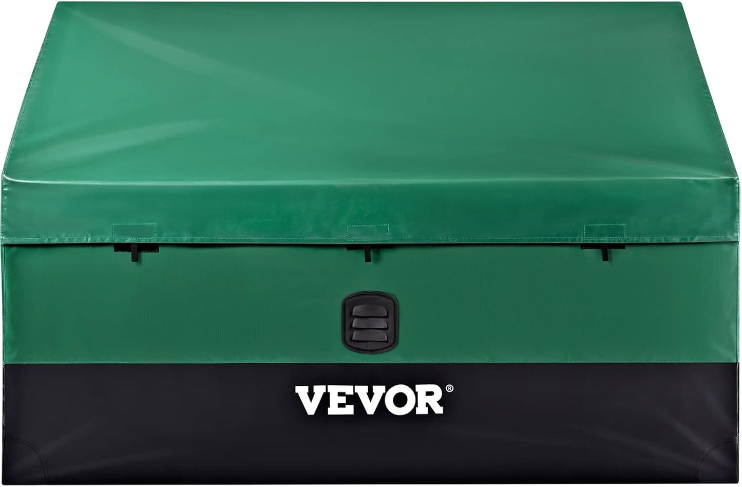  VEVOR Boîte De Rangement D'extérieur En Polyéthylène étanche Avec Cadre Galvanisé, Protection Contre Les Intempéries Et Portable, Pour Camping, Jardin, Piscine Et Cour, Noir Et Vert