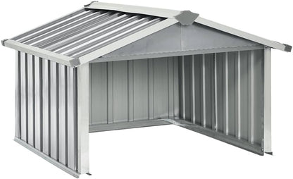  Abri Tondeuse Robot De Jardin 92x97x63 Cm En Acier Galvanisé Vert, Garage Pour Station De Charge Robot Tondeuse Extérieur, Robuste Et Stable Pour Votre