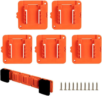  Support De Batterie 20 V Pour Batteries LBXR20 LB20, Support De Rangement Mural Pour Outils électriques, Gain De Place, Atelier, Station De Garage, Jaune (8 Pièces)
