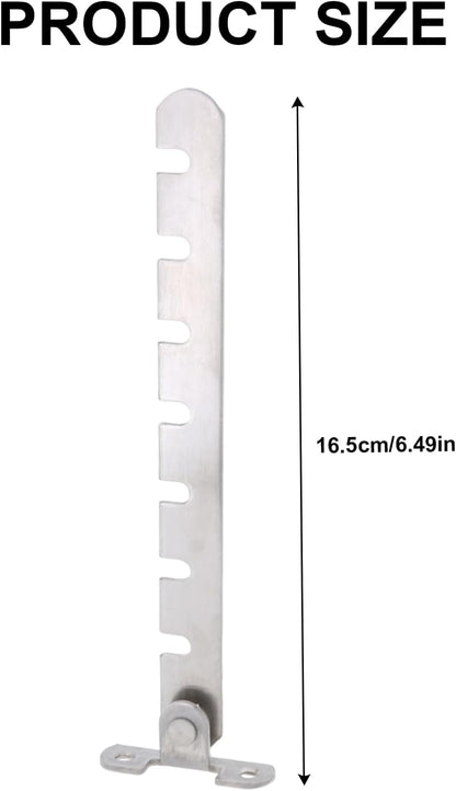  Lot De 2 Butées Réglables En Acier Inoxydable Pour Régler L'ouverture, Installation Facile Du Matériel De Fenêtre