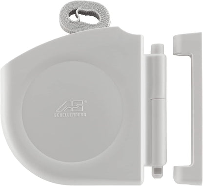  Schellenberg 50156 Design Mini Roller Shutter Strap With 14 Mm X 5 M Strap And Wall Bracket, White