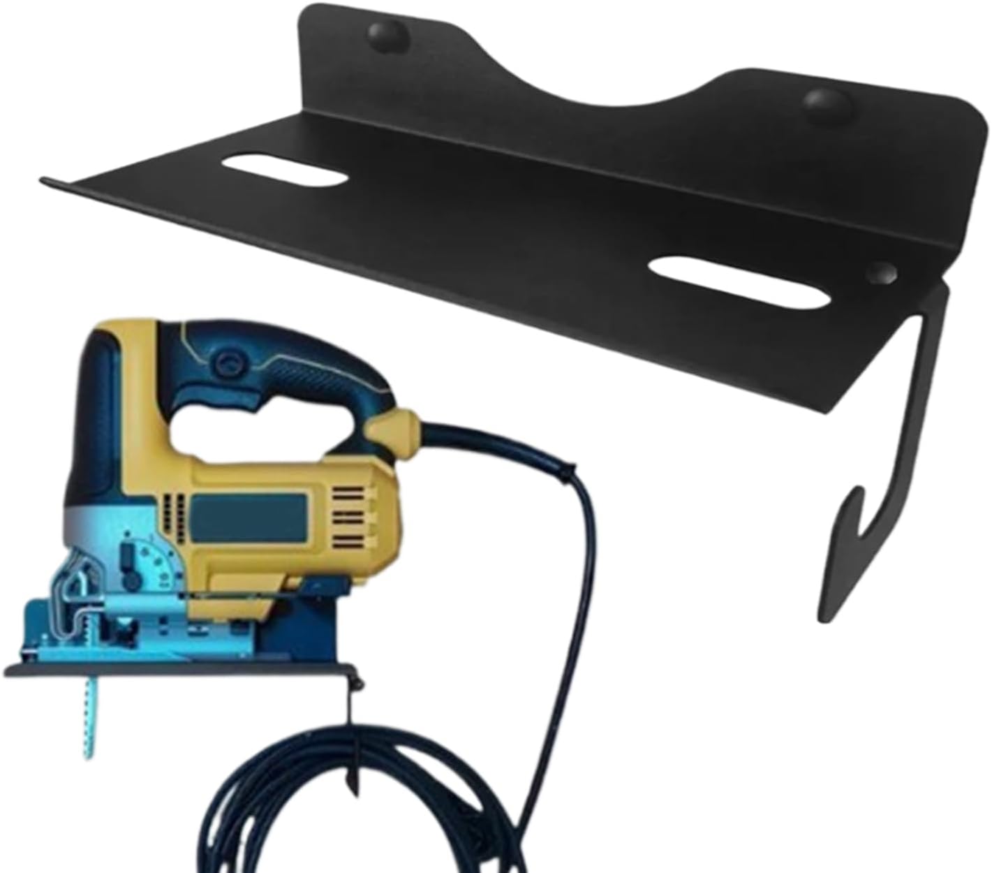  Support Mural Pour Scie Sauteuse | Organisateur Métallique Pour Outils électriques, étagère De Rangement De Scie Sauteuse - Pour Maison, Appartement, Cave, Garage, Atelier