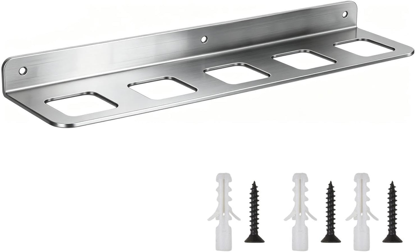  Porte-outils Mural | 5 Supports à Outils Multifonctionnels Pour Le Mur De Garage | Étagère De Rangement Pour Outils De Marteau,Pour La Grange, L'atelier, L'usine, La Maison, La Pince, Le Draa à Vis