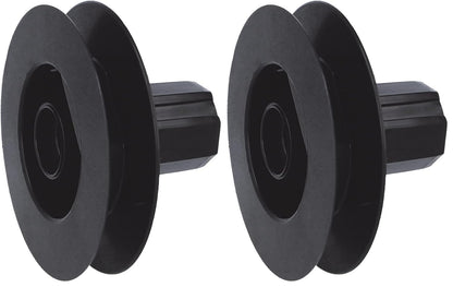  Amig - Poulie à Disque En Nylon Noir Pour Roulement D’axe De Volets Roulants - Pour Courroies De 18 Mm, Tubes De 42 Mm Et Châssis En Aluminium - Diamètre Ø140 Mm
