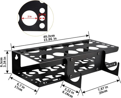  Support De Rangement | Grande Capacité 12 Emplacements Mural Pour Outils De Calfeutrage à La Main | Pour Salon, Dortoir, Atelier De Réparation à Domicile