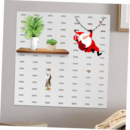 Ciieeo Panneau Perforé Mural Pour Garage Organisateur De Rangement Sans Perçage Conçu Plastique Robuste Pour Outils Divers