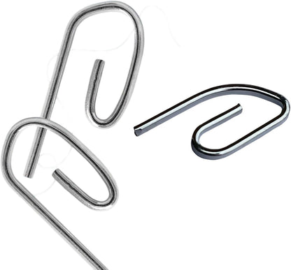  Lot De 50 Crochets En Métal Robuste Haute Performance Pour Rideaux Portables Pour Les Amateurs De Maison Et Les Décorateurs D'intérieur, Quincaillerie De Fenêtre De Bureau