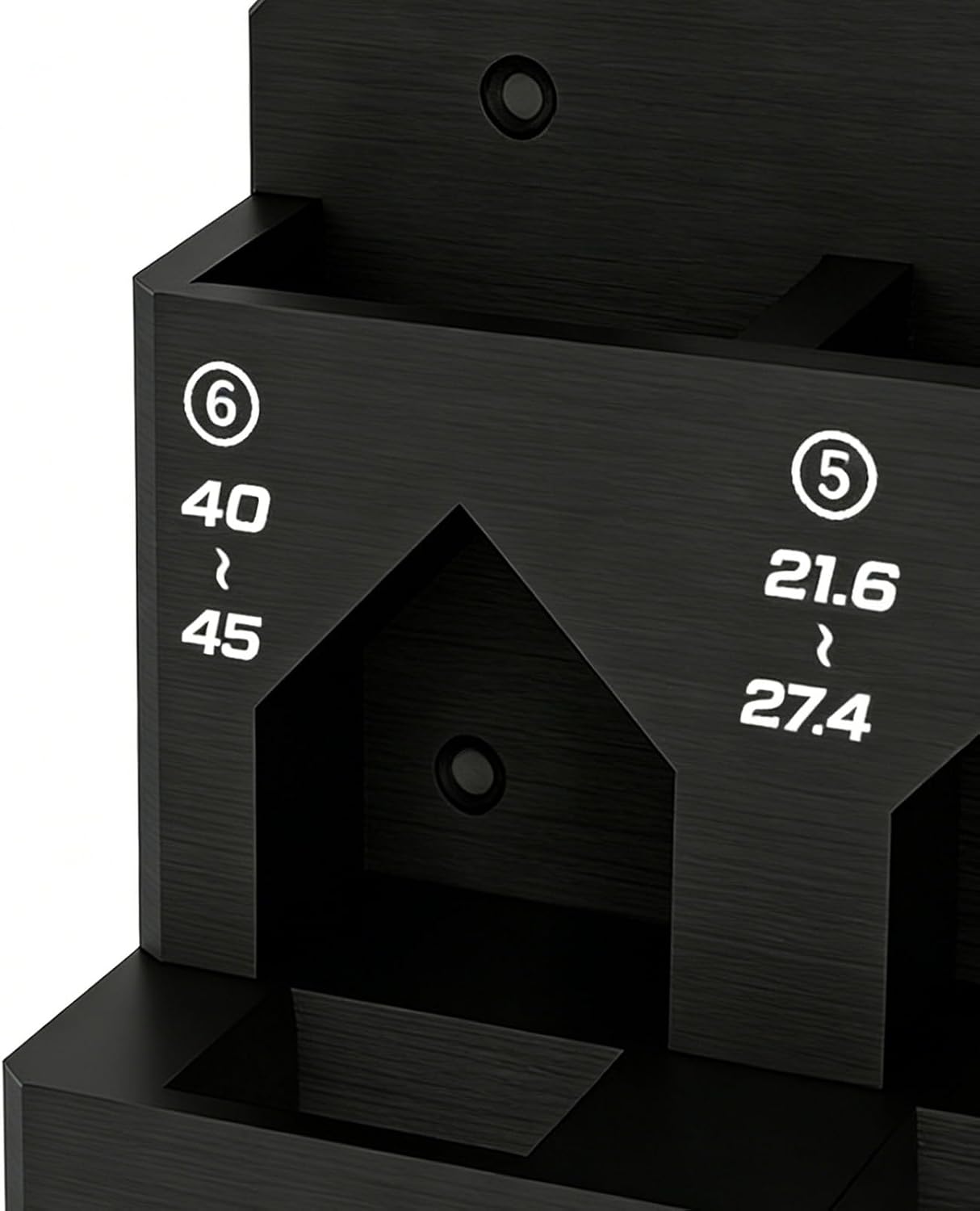  Générique Râtelier De Rangement Pour Outils,Organiseur à Fixation Murale - Fixation Pour Outil De Réparation Avec Pince - Pour établi, Garage, Abri De Jardin, Panneau Perforé, Maison,