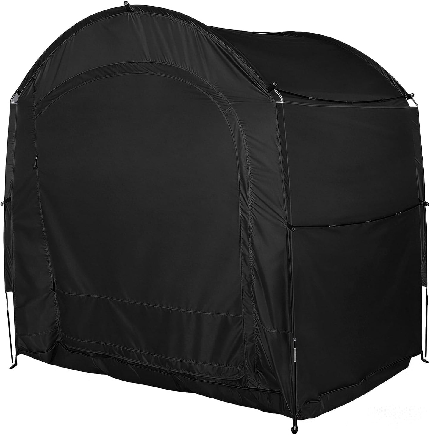  Drfeify Tente De Vélo, Rangement Extérieur Imperméable Pour Motos Et Outils De Jardin, Conception Portable Avec Installation De 3 Minutes Pour Usage Extérieur(BLACK)