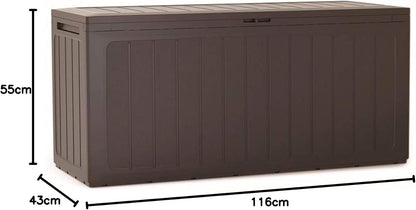  Prosperplast Boardebox Boîte De Jardin 280L Umbra Verrouillable