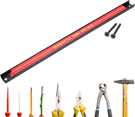  Organiseur Magnétique Pour Outils, Support Mural De Grande Capacité, Barre En Métal Pour Garage, Atelier, Organisateur Peu Encombrant Pour Atelier De Réparation Automobile