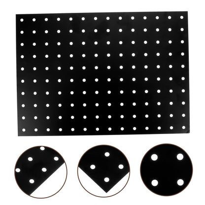  Gatuida Perforated Metal Wall Sign Garage Tool Organizer Heavy Duty Multi-Hole Easy To Install Wall Space