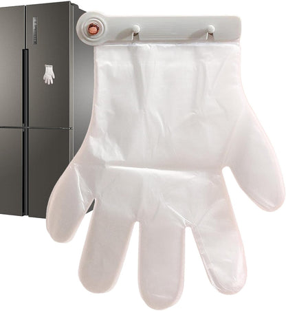  Porte-moufles Pour Fixation Murale | Rangement De Mural Support De Distributeur De Gants Avec 100 Gants - Pour Porte De Salle De Bain Et Réfrigérateur