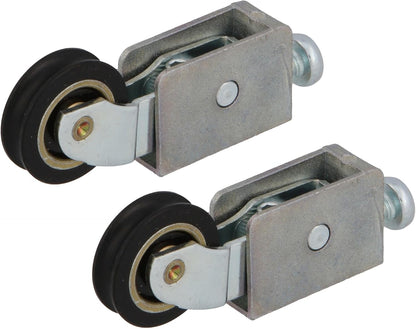  Amig - Roulement Pour Fenêtre Coulissante | Lot De 2 Unités | Taille 70 X 16 Mm | Boîtier Métallique Réglable | Roulement à Billes | Conçu Pour Les Fenêtres Coulissantes | Acier Zingué