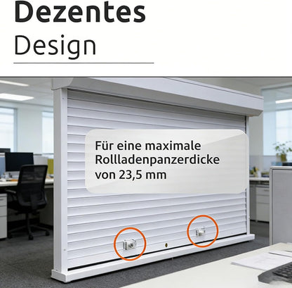  Lot De 8 Butées De Store Enrouleur Blanches Résilientes Avec Propriétés Résistantes à L ' Eau, Idéales Pour La Maison Et Les Applications, Ensemble D ' Installation De Rideaux
