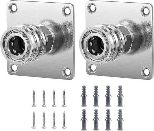  Lot De 2 Porte-outils Pour Nettoyeur Haute Pression Pour Montage Mural, Canons à Mousse Stables Et Support De Support En Acier Inoxydable Pour L'atelier, Porte-buses