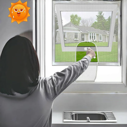  Mailles En Fibre De Verre Personnalisables Pour Une Installation Facile - Respirant Avec Fermetures éclair - Moustiquaire De Fenêtre En Fibre De Verre - Filet De Ventilation - Outil