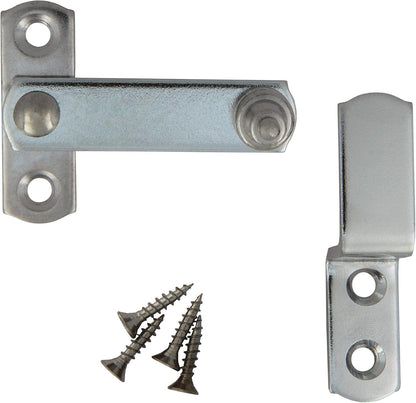  Amig - Shutter Handle With 4 Flap | Security Lock For Windows With Matt Chrome Finish | Rustic Garden & Outdoor Hardware