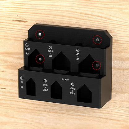  Générique Support Mural Pour Vélo - Support Mural 6 Emplacements Pour Vélo Et établi,Fixation Pour Outil De Réparation Avec Pince - Pour Garage, Atelier, Remise, Établi, Panneau Perforé