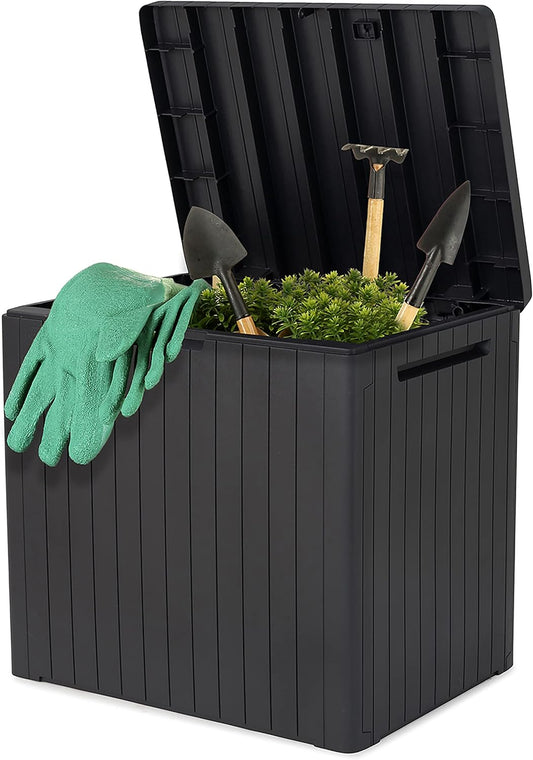  Keter Boîte De Rangement De Jardin City 113 L