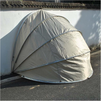 GENERIC Abri De Jardin Imperméable Et Transparent Pour Vélos - Rangement Extérieur Pour Motos, Outils De Jardin, Tondeuses à Gazon Et Plus Encore - Protection Durable Contre Les Intempéries