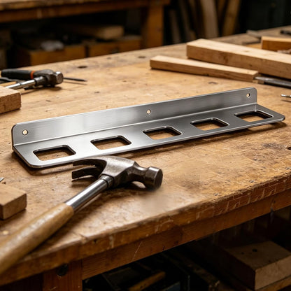  Porte-outils Mural | 5 Supports à Outils Multifonctionnels Pour Le Mur De Garage | Étagère De Rangement Pour Outils De Marteau,Pour La Grange, L'atelier, L'usine, La Maison, La Pince, Le Draa à Vis
