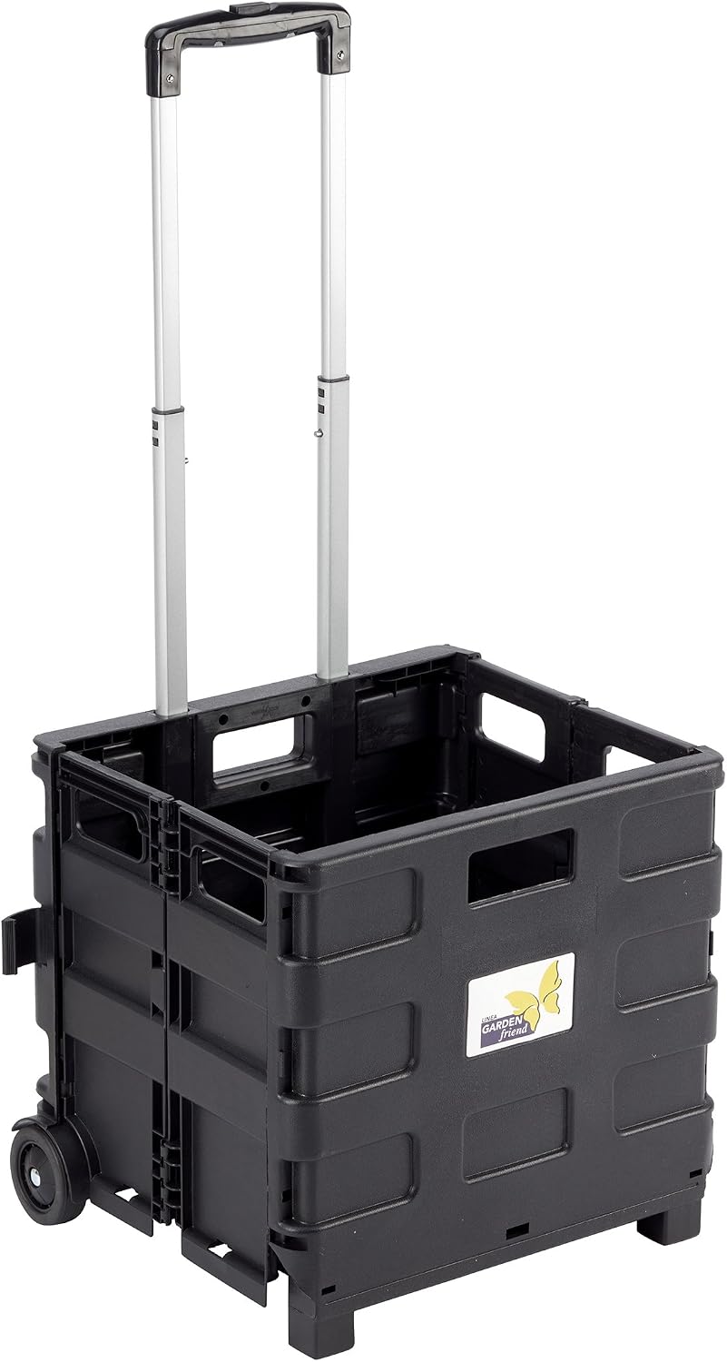  Linea Garden Friend C1299040 Chariot Transport, Noir, 38 X 33 X 36 CM