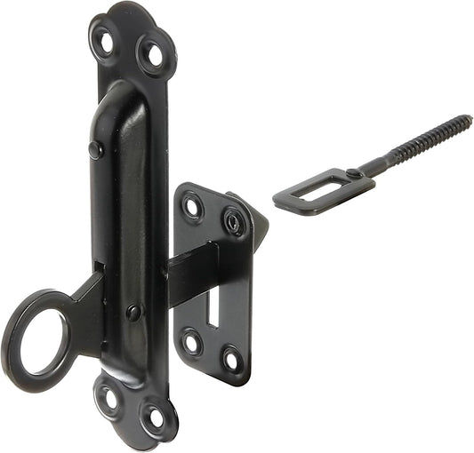  Alberts 864187 Shutter Stop | With Mounting Plate | In Black | 150 X 38 Mm | Kit Of 10