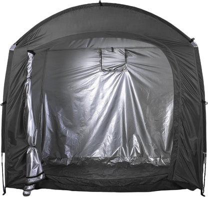  Drfeify Tente De Vélo, Rangement Extérieur Imperméable Pour Motos Et Outils De Jardin, Conception Portable Avec Installation De 3 Minutes Pour Usage Extérieur(BLACK)