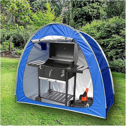 GENERIC Abri à Vélos Extérieur Imperméable Et Portable Avec Plancher Et Sac De Rangement Inclus. Dimensions : 200 X 80 X 165 Cm. Garage à Vélos Résistant Pour Le Rangement En Extérieur.