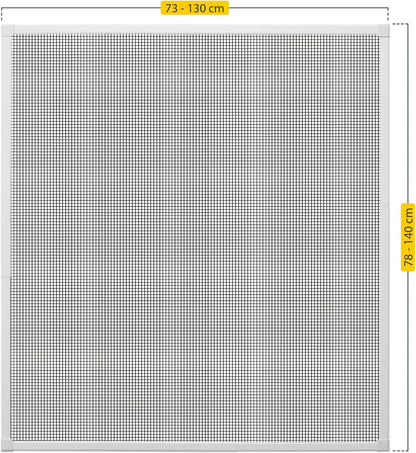  Schellenberg 70476 Click & Protect Telescopic Mosquito Net Frame Max. 130 X 140 Cm White