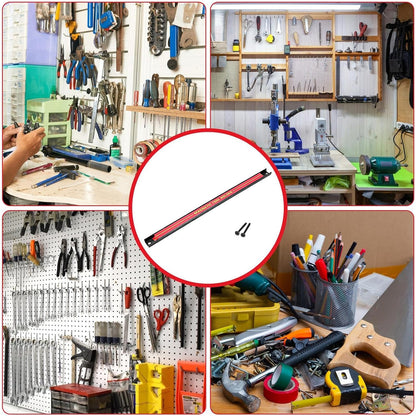 Generisch Barre D'outils Magnétique, Organisateur D'outils Mural, Grande Capacité, Gain De Place, Pour Atelier, Atelier, Maison