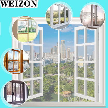  Magnetic Mosquito Net Window, Anti-Insect Window Curtain, White, 120 X 130 Cm, Anti-Fly Curtain, Automatic Closure, Easy Installation Without Tools For Windows, Balcony, Living Room