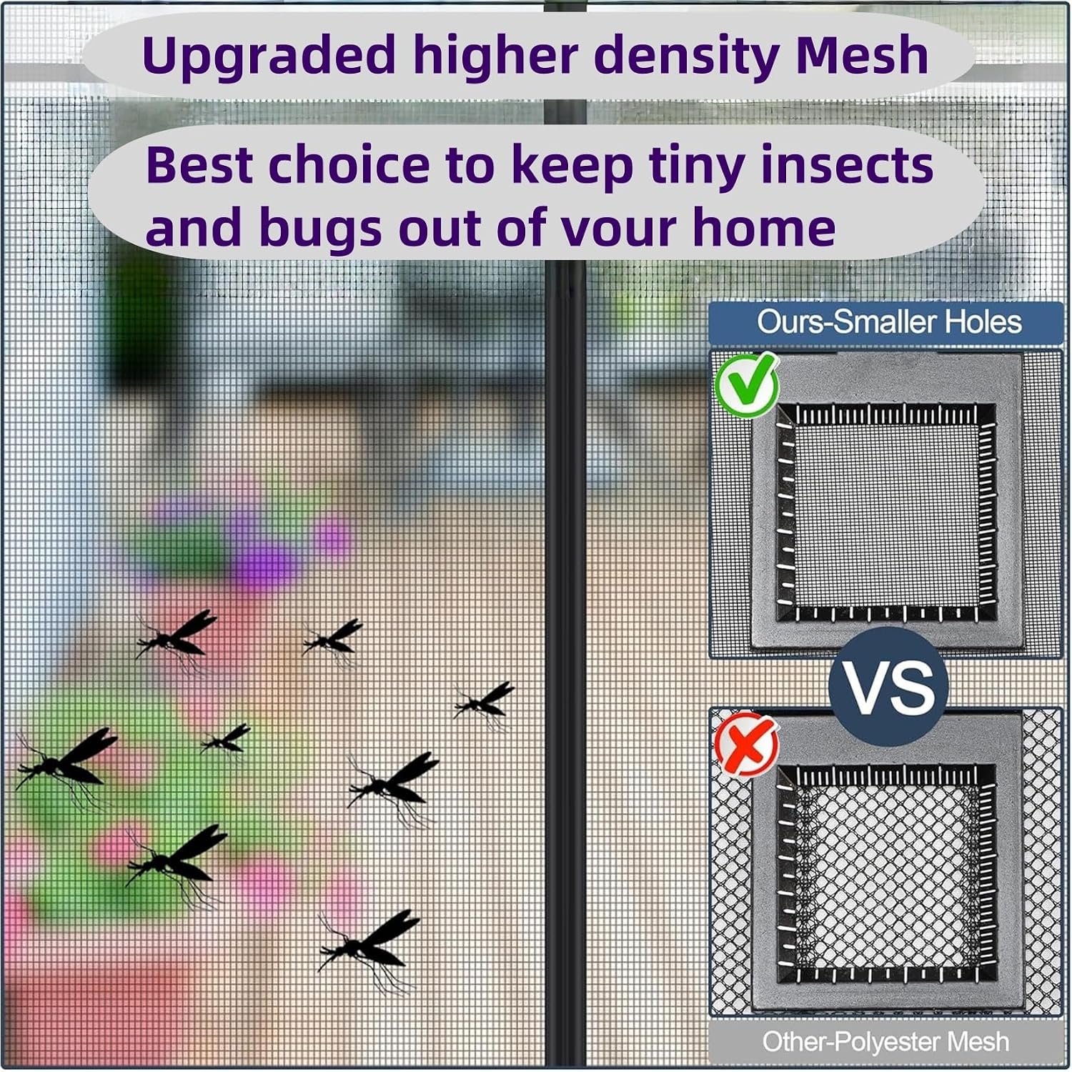  Moustiquaire Fenetre Aimantée 80 X 163 Cm (Personnalisable),Puissants Aimants, Fermeture Automatique Fenêtre Moustiquaire Magnétique Rideau Avec Fermeture Aimantée Sans Perçage, Noir